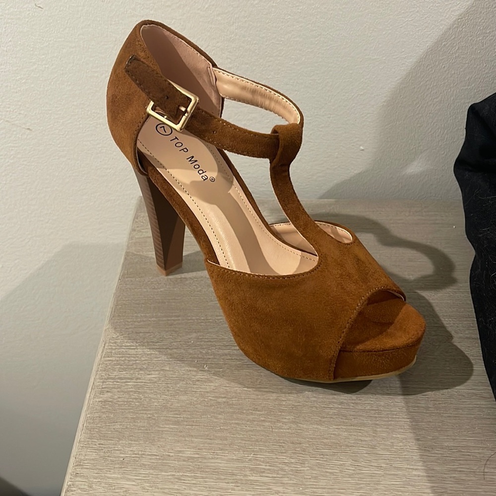 Brown heels